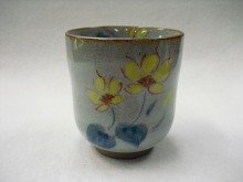 有田焼　花だより　湯呑　大