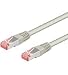 CAT 6 Netzwerkkabel 2 x RJ45 Stecker PIMF + geflechtgeschirmt CAT 6-300 LC SSTP PIMF GRAU 3m