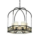 Harlequin Collection 27 Wide 6-Light Chandelier