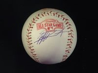 Kent, Jeff Autographed/Hand Signed 2004 All Star Baseball in Blue Ink on the Left Panel