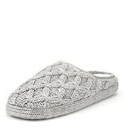 Per Una Cable Knit Mule Slippers