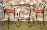 PINNACLE 3 Piece Sussex Metal Bar Table and Stools PINNACLE 3 Piece Sussex Metal Bar Table and Stools