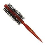 Luxor Pro Wood Handle Rat Tail Brush with Porcupine Bristle 2 (Pack of 3)