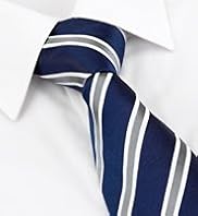 Sartorial Pure Silk Textured Striped Tie