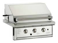 OCI Gas Grills Elite 30 Inch Built In Propane Gas Grill With Rotisserie