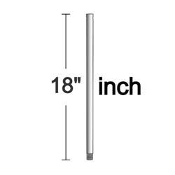 Fanimation DR1-18SN Downrod, 18-Inch x 1 Inch, Satin Nickel