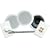 Pyle Home PHSKIT8 300-Watt 8-Inch Dual In-Ceiling Speaker /Volume Control/Speaker Wall Plate/Wiring Combo Speaker System