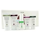 Ren Perfect Shaving Kit: Facial Scrub + Shave Cream + Shaving Oil + Aftershave Balm + Eye Gel + Cleansing Gel - 6pcs