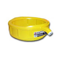 Blitz USA 11845 5 Gallon Yellow Plastic Drain Pan