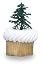 12 ct - Evergreen Trees for Cake and Cupcake Decorating