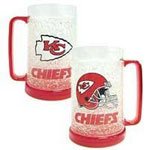 Kansas City Chiefs NFL Crystal Freezer Mug by DUCK HOUSE
