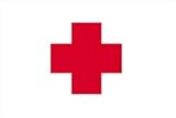 Nylon Red Cross Flag 3ftx5ft - Outdoor