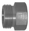 113 Garden Hose Adapter: 3/4" Male Garden Hose Thread x 1" Female Garden Hose Thread, Brass