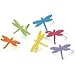 Painted Metal Paper Fasteners, 50/Pkg, Assorted Tropical: Dragonflies