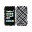 Speck Products IPH3G-FTD-PLDWH iPhone 3G Fitted Case (Black Tartan Plaid)