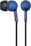 Sony Mdr-Ex55/Blu Ex Earbuds Headphones with Silicon Housing (Blue)