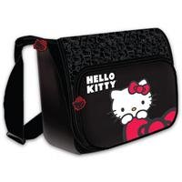 Hello Kitty KT4338BH Horizontal Messenger Style 15 4 inch Laptop Case BlackB0055S47O2 : image