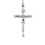 CleverEve's Sterling Silver 34.00X24.00 mm Crucifix Pendant