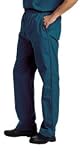 Landau Mens Elastic Waist Pant (Large, Teal)