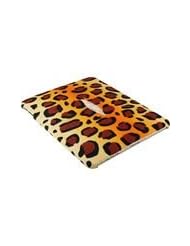 Tiger iPad Clip On Case - Genuine Painted Stingray Skin Leather