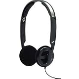 Black On-ear Fold/flip Headpho