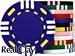 50 Real Clay Premium Quality Tri-Color 12-Stripe 14 gram Poker Chips, Choose from 9 colors