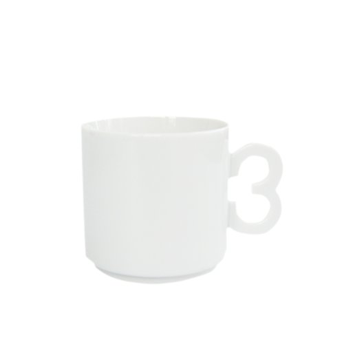 +d ナンバーカップ ホワイト 3 D-200-3