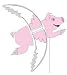 "Premier Kite Flying Pig Spinner 36""x40""x32"""