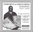Storefront & Streetcorner Gospel (1927-1929)