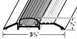M-d Products Aluminum Thresholds With Vinyl Seal Low Boy 36', bronze
