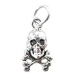 Little Skull & Crossbone Charm in Sterling Silver, #9890