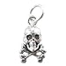 Little Skull & Crossbone Charm in Sterling Silver, #9890