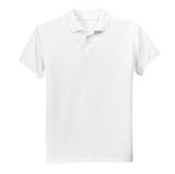 District Threads - Stretch Pique Sport Shirt White-2XL