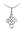 Celtic Knotwork Cross Necklace (length: 16