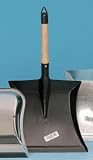 Eigenschaften Unimet 512064 / KAYSER GmbH Kehrschaufel lackiert L.220xB.230mm schwarz Heft gewachst