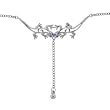 Dual Groovy Gecko Sapphire Blue Back Belly Chain
