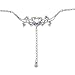 Dual GROOVY GECKO Sapphire Blue BACK Belly Chain