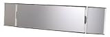 Car Mate PL111A Black Wide Angle Rear View Mirror with Two Auxiliary Mirror - Pack of 1
