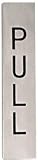 CRL Brushed Stainless 4-1/2 Pull Indicator by CR Laurence