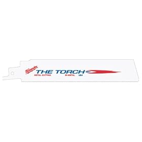 Milwaukee 48-00-5712 6-Inch, 10 Teeth per Inch, Super Sawzall Blades, 5-Pack by Milwaukee