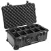 Pelican 1510-004-110 Case with Padded Dividers, Black