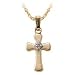 14kt. Gold, Children's Diamond Cross Pendant