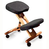Jobri - F1430 - Accent Wood Office Kneeling Chair - Wood - Adjustable Height