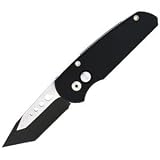 Runt 3 Auto, Black Hadl., 2-Tone Black & Satin Chisel Tanto
