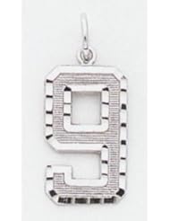Large #9 Charm - WLN09