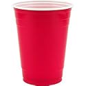 Red Plastic Beer Cups 16 oz - Bag of 280