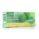 Tampons, Regular, No Applicator, Organic & Chlorine Free 20 Tampons by Seventh Generation