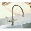 Kohler K-8762-BN Essex Single-hole Two-handle Bar Faucet with 9" Gooseneck Spout