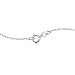 Sterling Silver Cubic Zirconia Pave Heart Pendant, 18 Sterling Silver Cubic Zirconia Pave Heart Pendant, 18