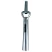 Unilite Stab-Feuerzeug mit Flaschenöffner OVAL OPENER, Matt Chrome
